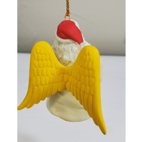 Vintage Enesco Treasury Of Christmas Ornaments "Santa Wings It", 1991 - Picture 5 of 7